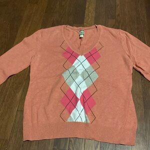 Heritage collection by Bass argyle sweater